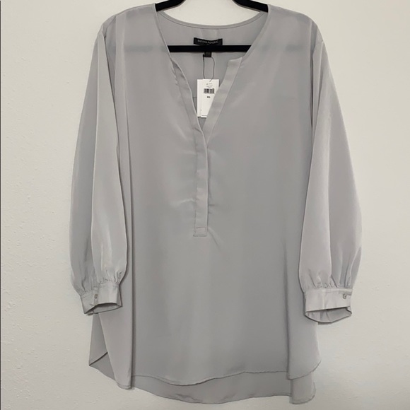 Banana Republic Tops - NWT- light gray blouse